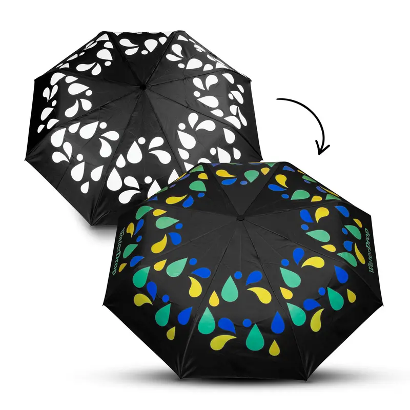 Colour Changing Compact Umbrella – Umbrellas – available in black colour