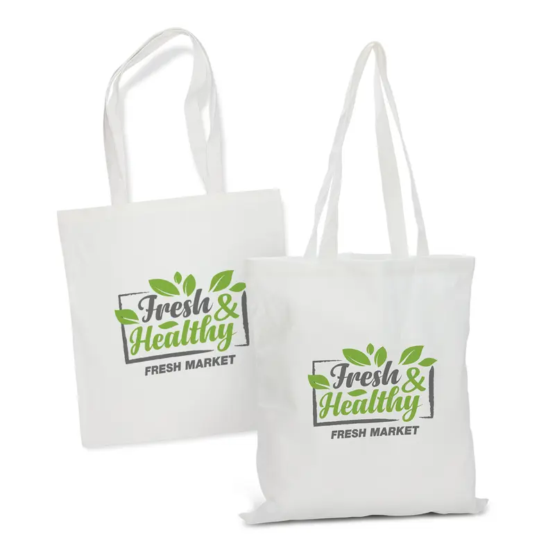 Bamboo Tote Bag – Tote Bags – available in white colour