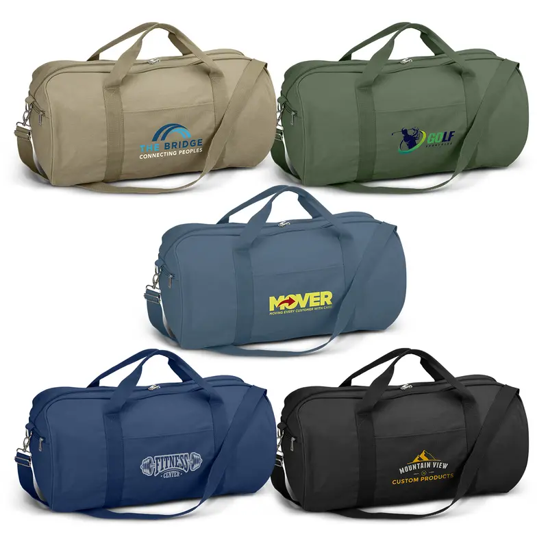 Canvas Duffle Bag – Duffle/Sports Bags – available in beige, black, blue, green colours and 1 more