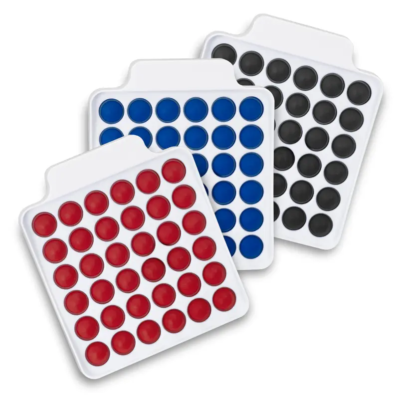 Fidget Popper Board - Square – Novelty Items – available in white colour