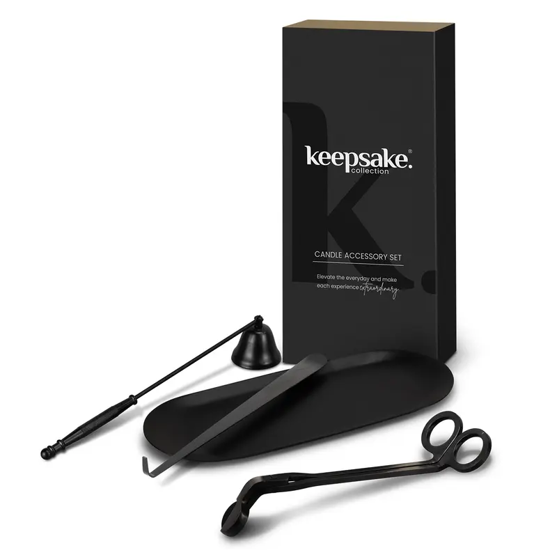 Keepsake Candle Accessory Set – Kitchenware – available in black colour