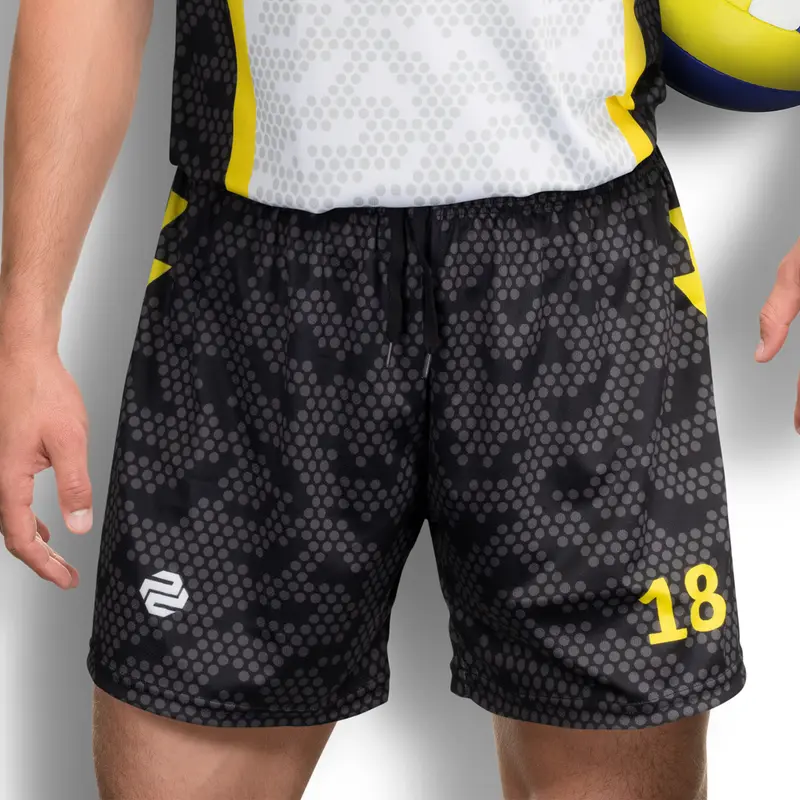 Custom Mens Volleyball Shorts – Misc Clothing – available in white colour