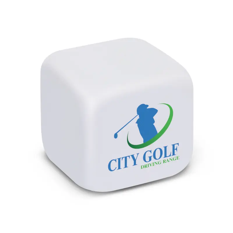 Stress Cube – Stress Shapes – available in white colour