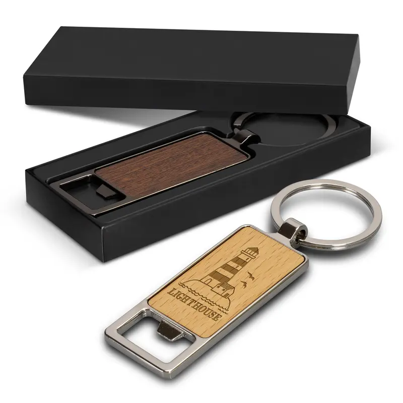 Santo Bottle Opener Key Ring – Keyrings – available in silver colour