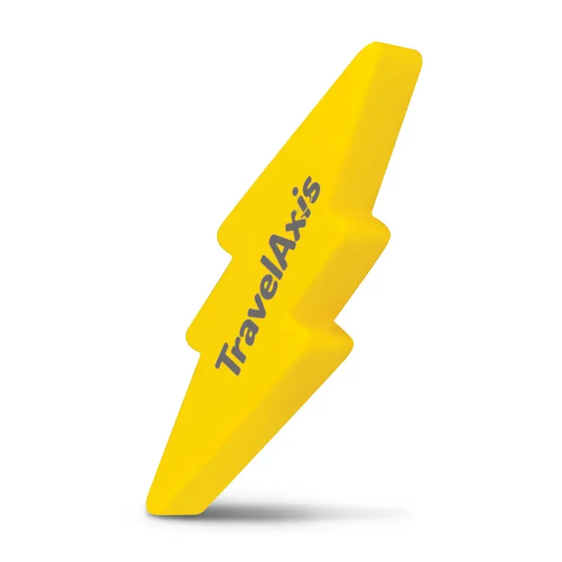 Stress Lightning Bolt – Stress Shapes – available in yellow colour