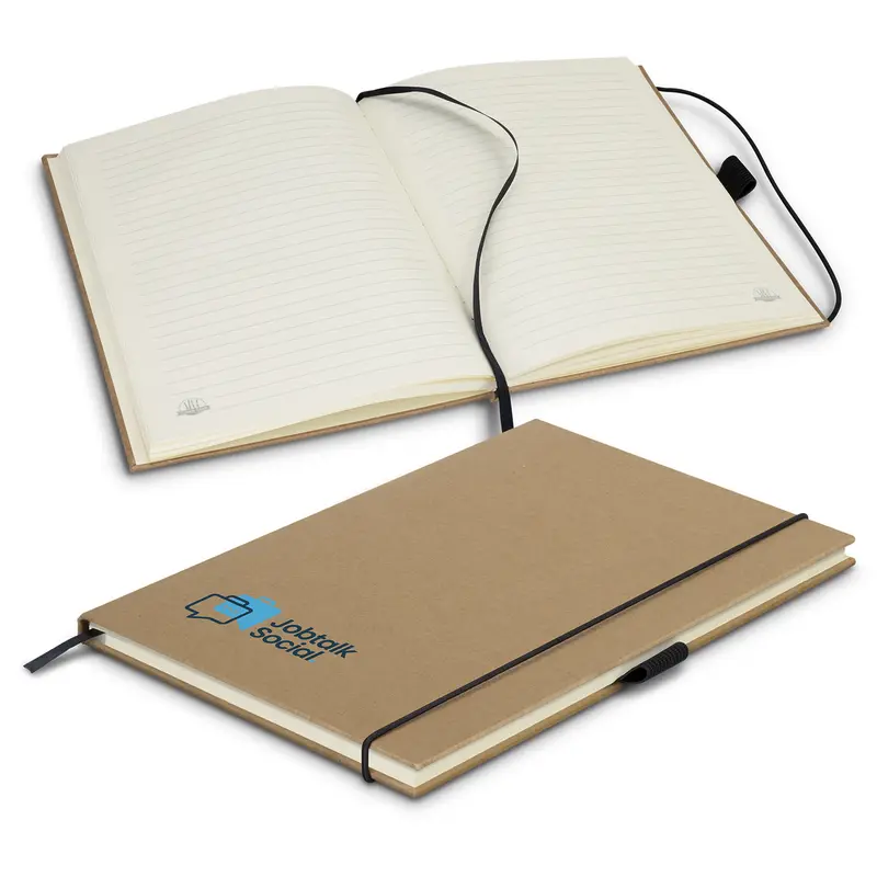Sugarcane Paper Hard Cover Notebook – Notebooks – available in beige colour