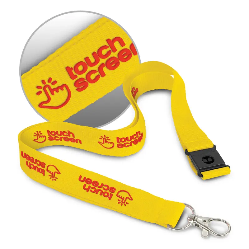 3D Logo Lanyard – Lanyards – available in black, blue, green, grey colours and 6 more