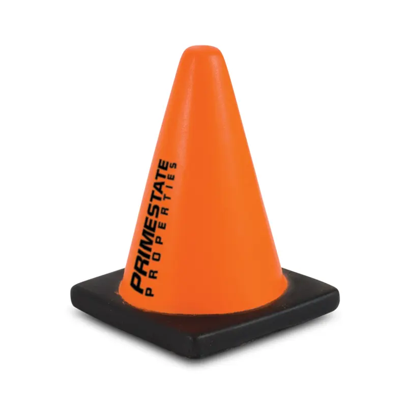 Stress Road Cone – Stress Shapes – available in orange colour