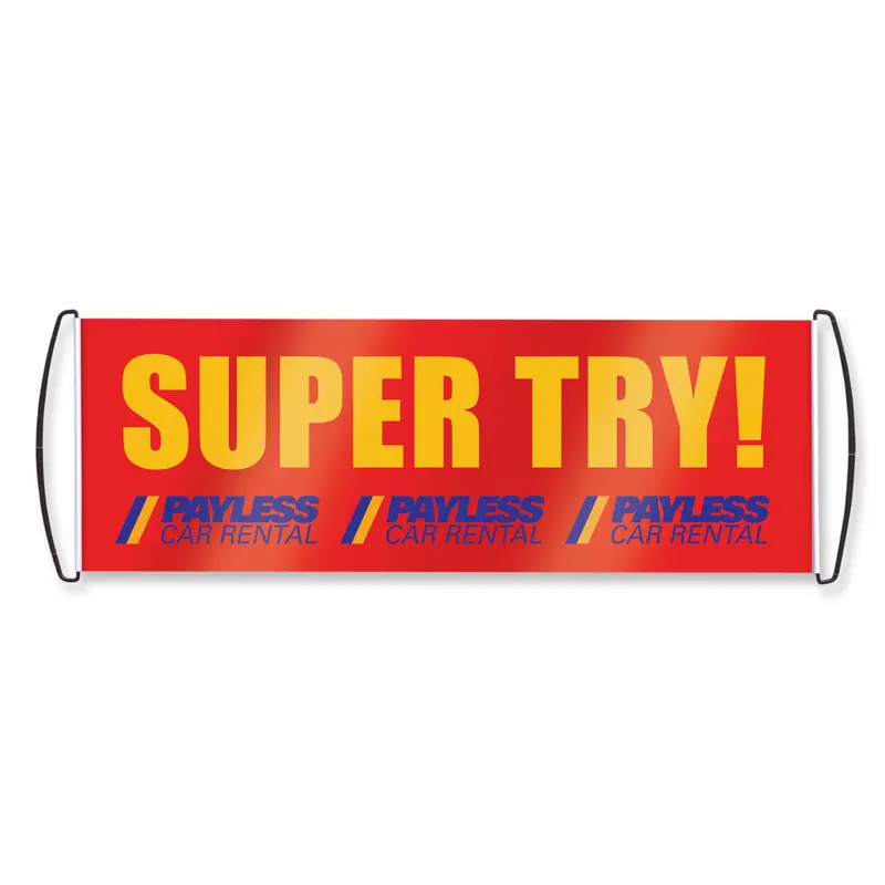 Fan Banner – Sports Gear – available in black colour