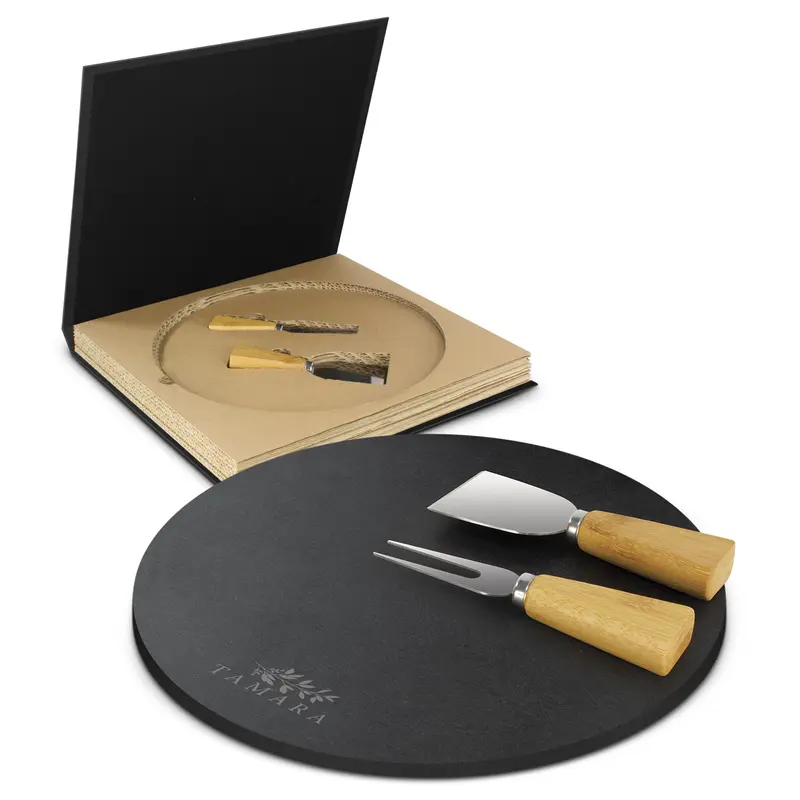 Ashford Slate Cheese Board Set – Cheese Boards – available in grey colour