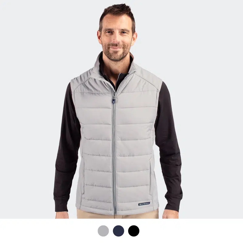 Cutter & Buck Evoke Mens Hybrid Vest – Jackets