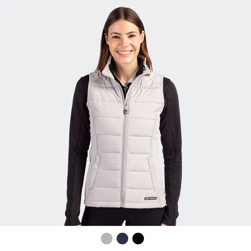 Cutter & Buck Evoke Womens Hybrid Vest – Jackets