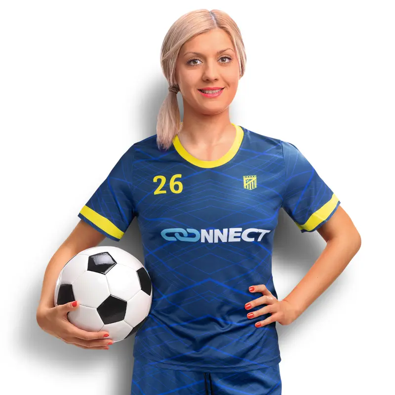 Custom Womens Soccer Top – Misc Clothing – available in white colour
