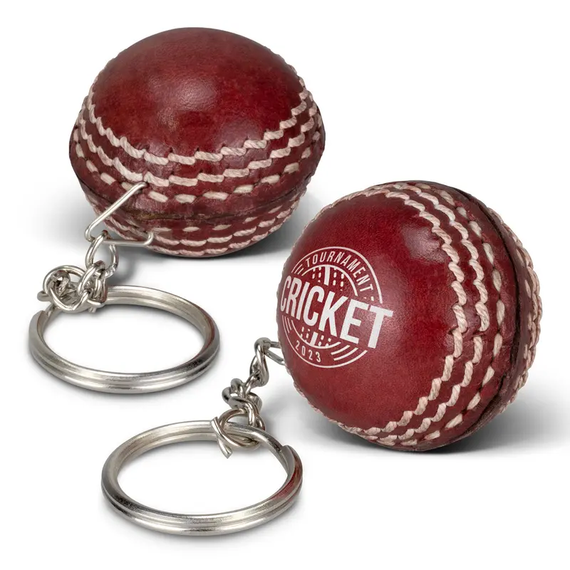 Cricket Ball Key Ring – Keyrings – available in red colour