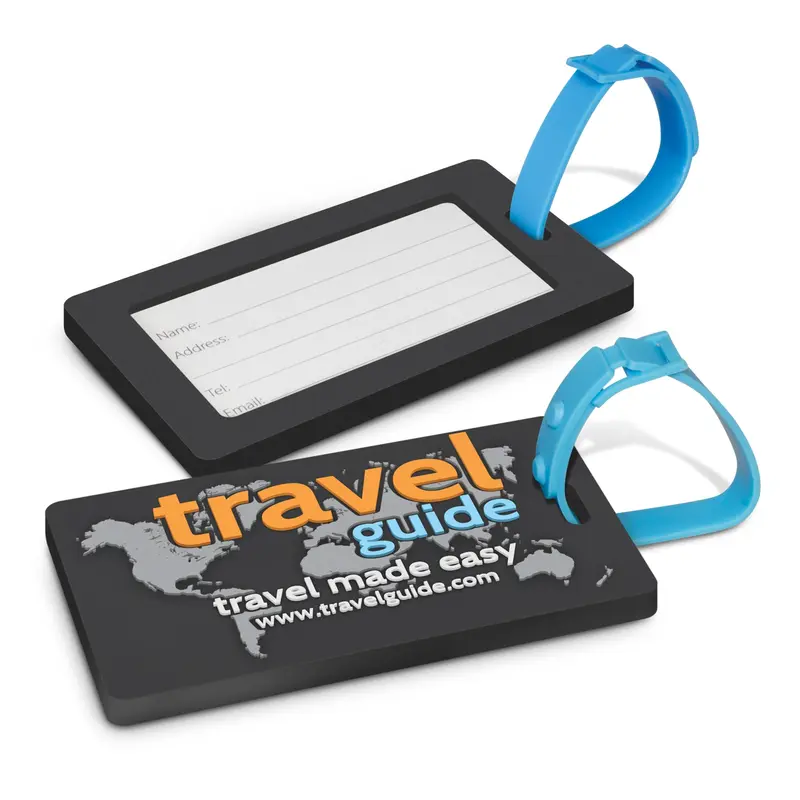 PVC Luggage Tag – Misc Outdoors – available in multi colour