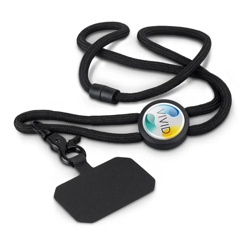 Roam Phone Lanyard – Tech Accessories – available in black colour