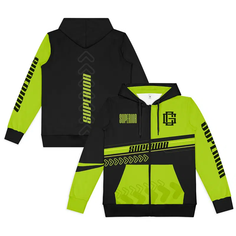 Custom Mens Active Zipped Hoodie – Misc Clothing – available in multi colour