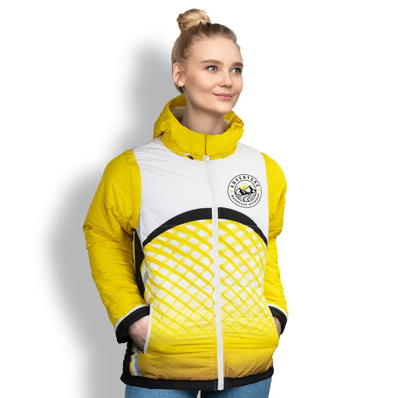 Custom Reversible Puffer Jacket – Misc Clothing – available in white colour