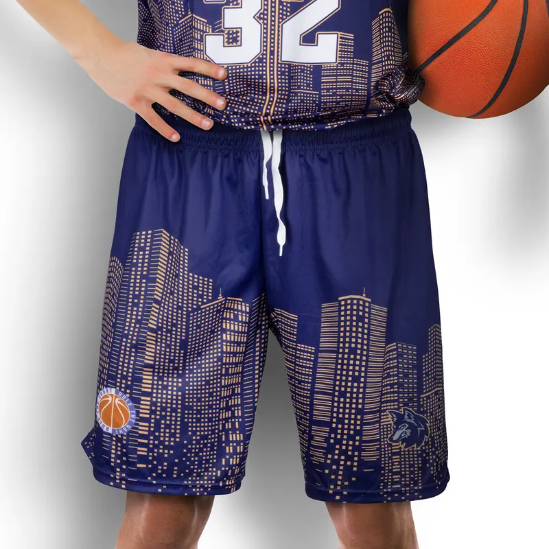 Custom Mens Basketball Shorts – Misc Clothing – available in white colour