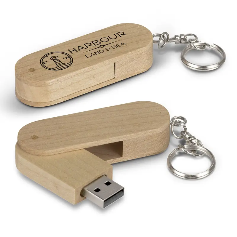 Maple 8GB Flash Drive – USB Drives – available in beige colour