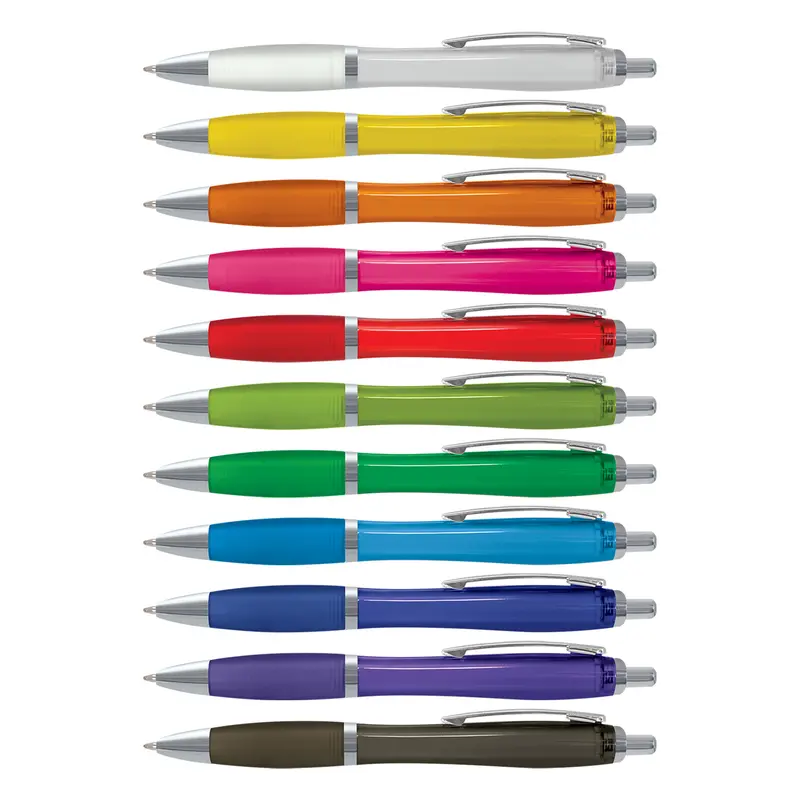 Vistro Pen - Translucent – Plastic Pens – available in black, blue, green, orange colours and 5 more
