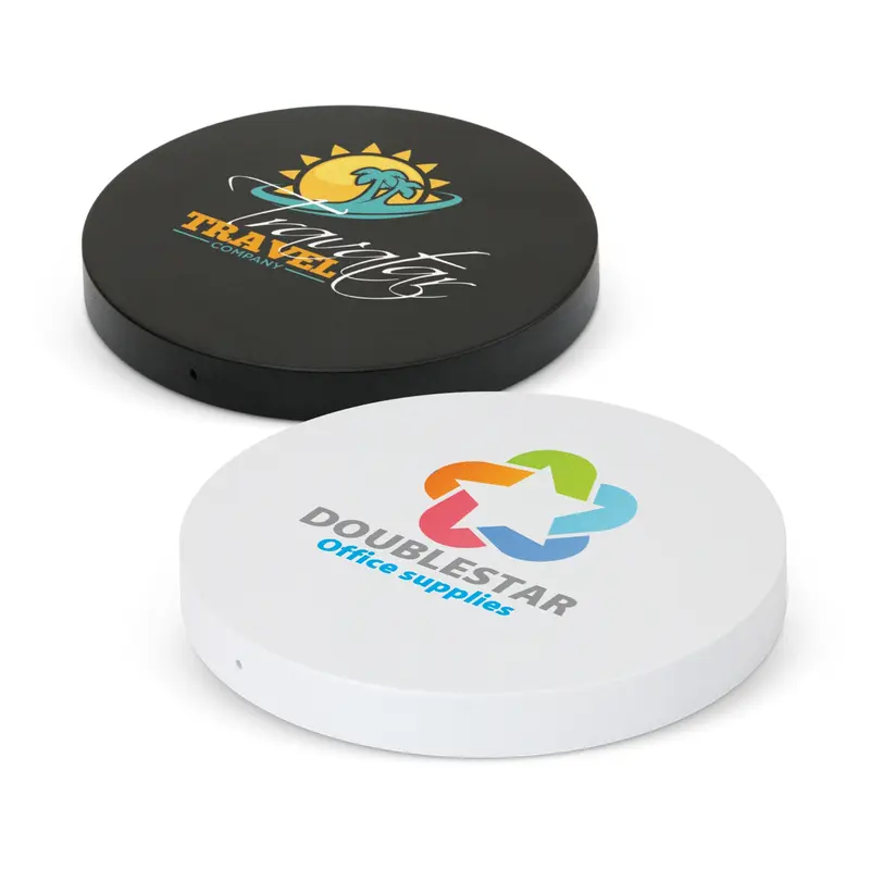 Vector Wireless Charger - Round – Wireless Chargers – available in black, white colours