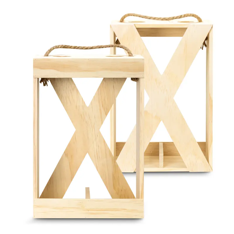Catalonia Wine Crate - Double – Wine Accessories – available in beige colour