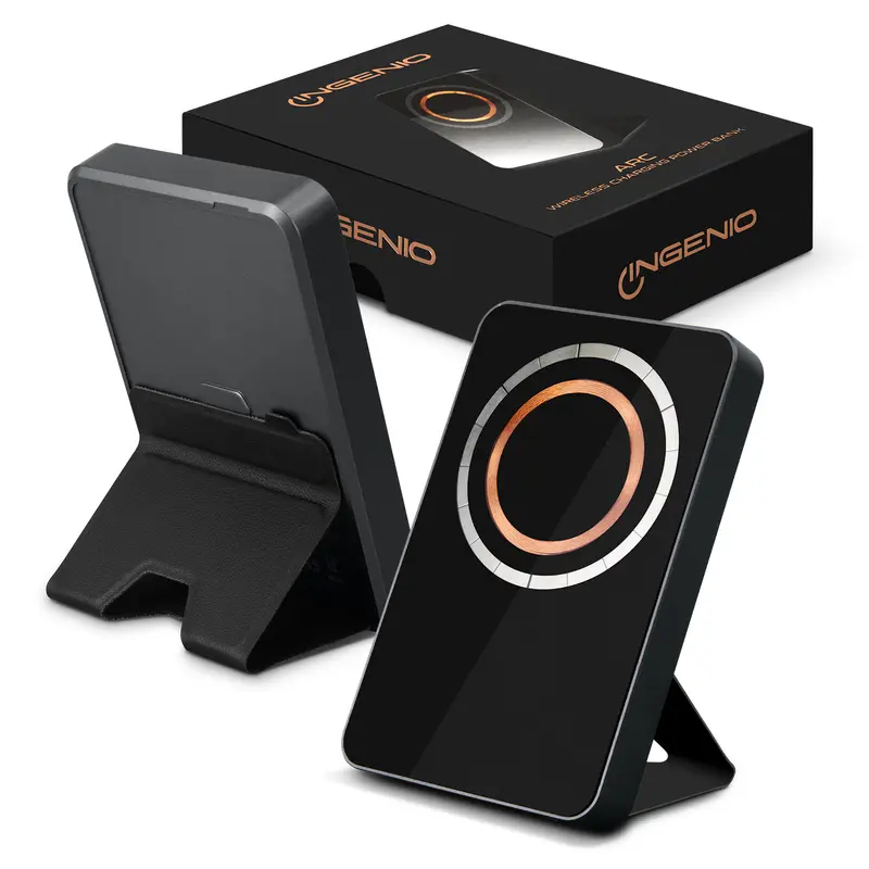 INGENIO Arc Wireless Charging Power Bank – Powerbanks – available in silver colour