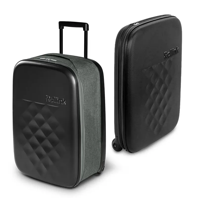Rollink Flex Earth Suitcase - Medium – Travel Bags – available in black colour