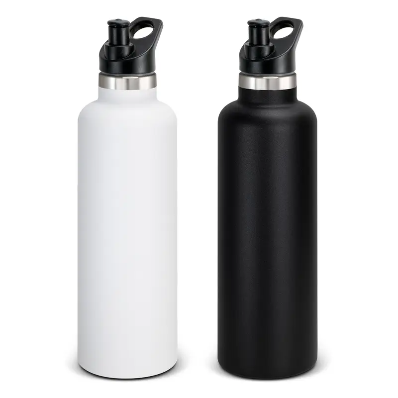 Nomad Vacuum Bottle - 1L – Drink Bottles – available in black, white colours