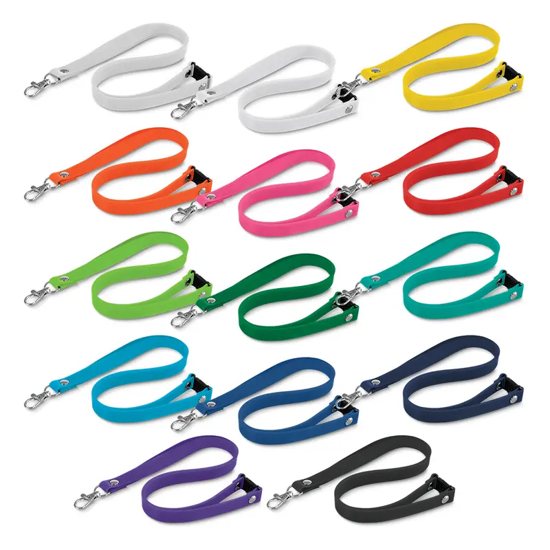 Silicone Lanyard – Lanyards – available in black, blue, green, orange colours and 5 more