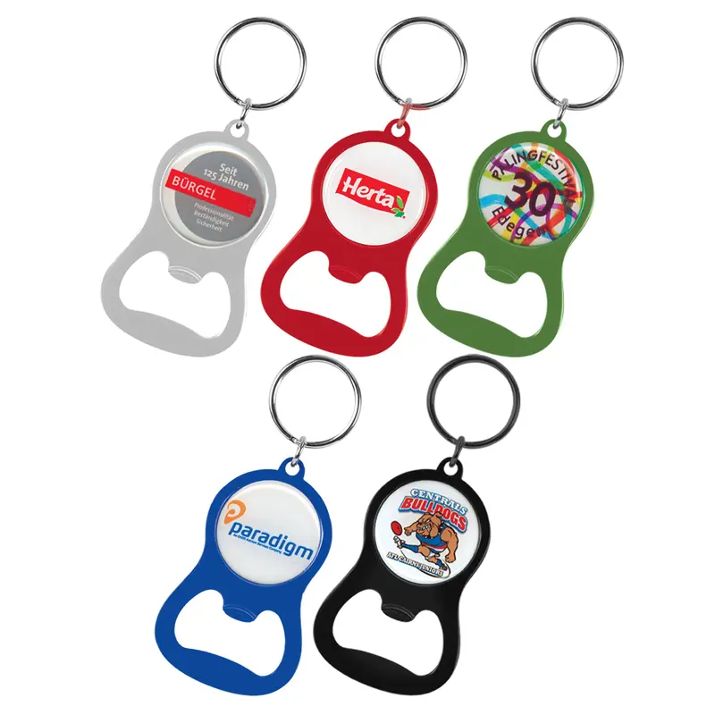 Chevron Bottle Opener Key Ring – Keyrings – available in black, blue, green, red colours and 1 more