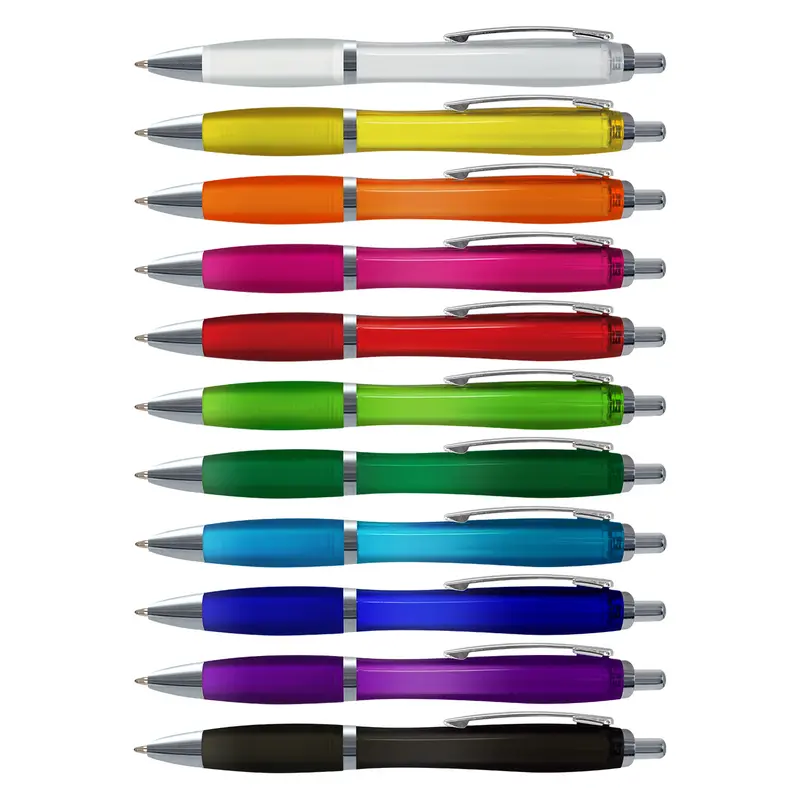 Vistro Pen - Translucent – Plastic Pens – available in black, blue, green, orange colours and 5 more