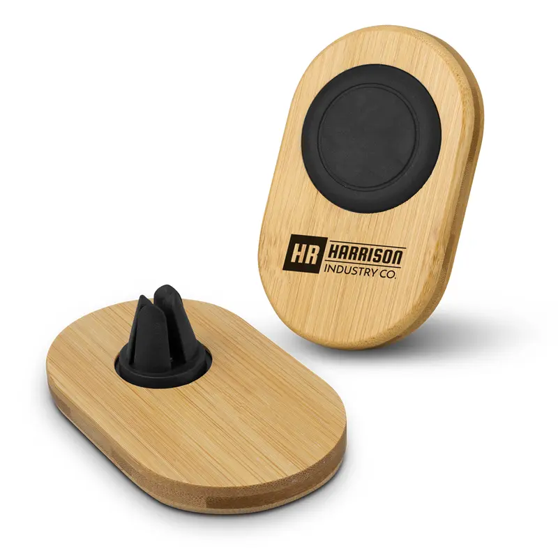 Bamboo Car Phone Holder – Car Phone Mounts – available in black colour