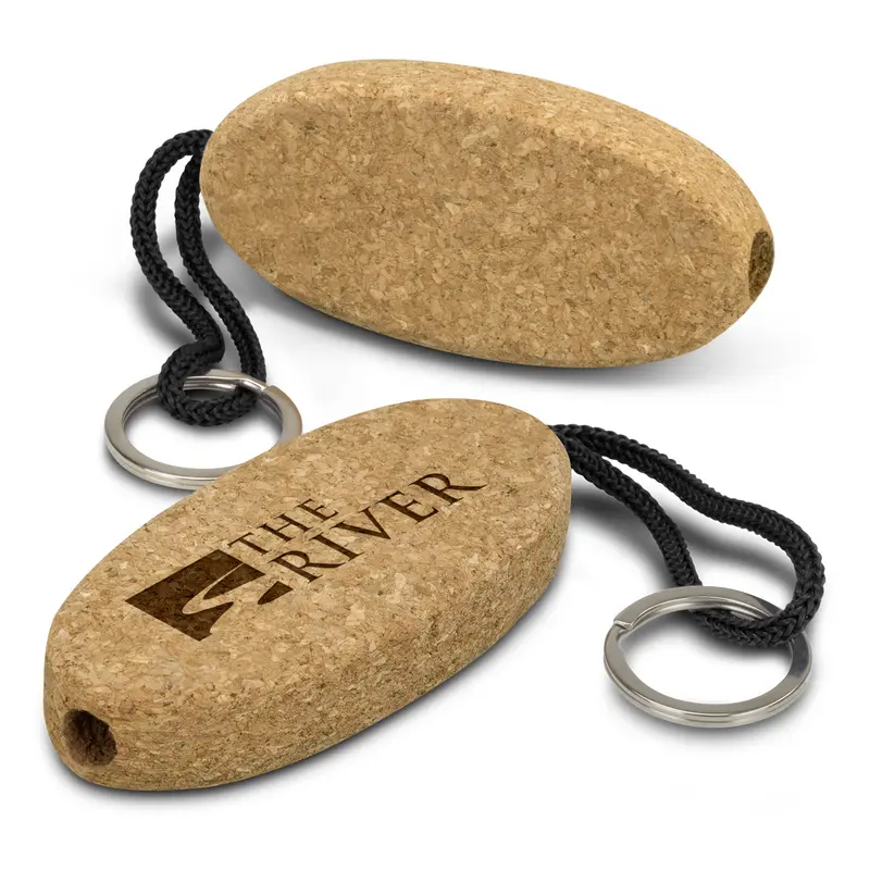 Cork Floating Key Ring – Keyrings – available in beige colour