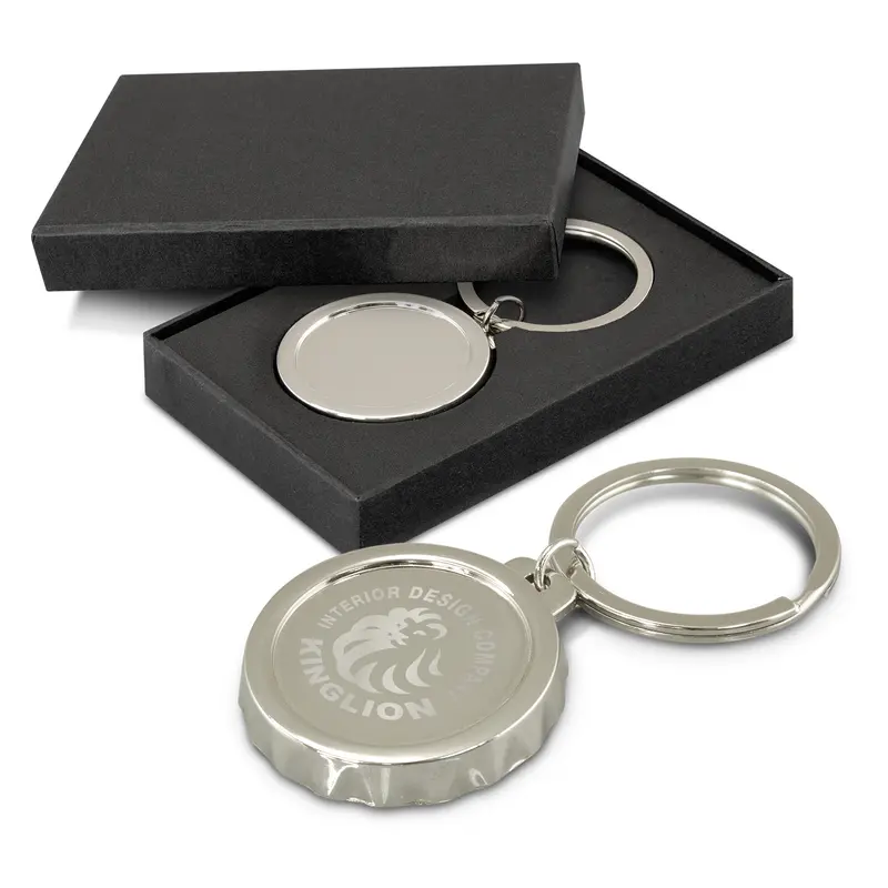 Orleans Bottle Opener Key Ring – Bottle Openers – available in silver colour