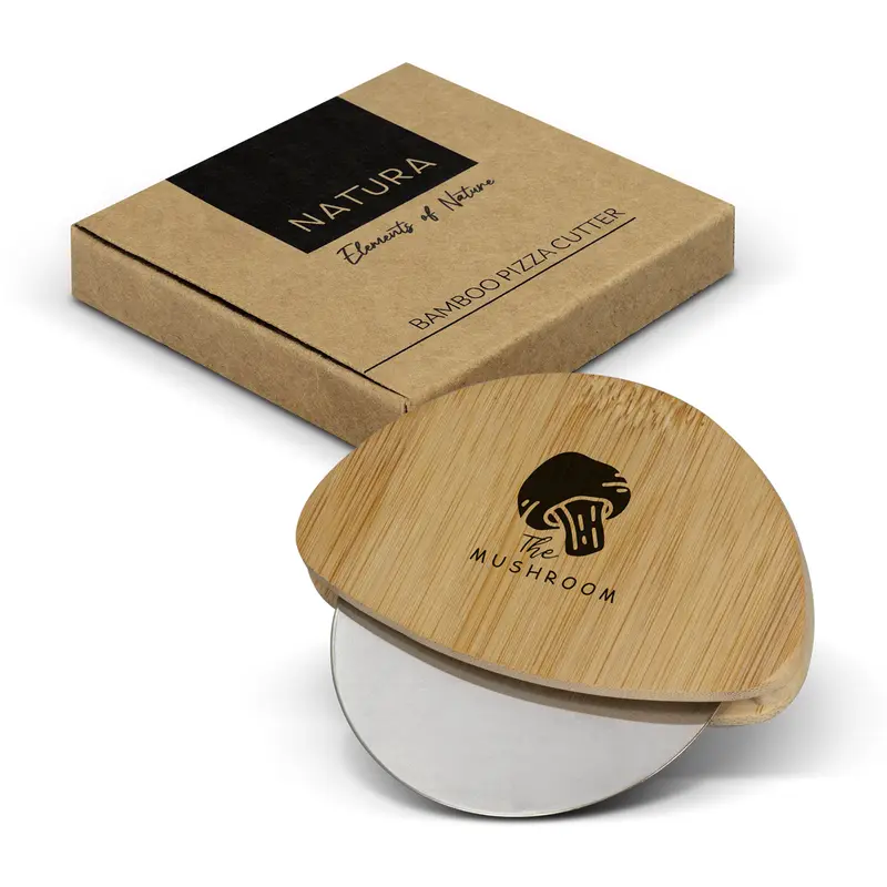 NATURA Bamboo Pizza Cutter – Kitchenware – available in beige colour