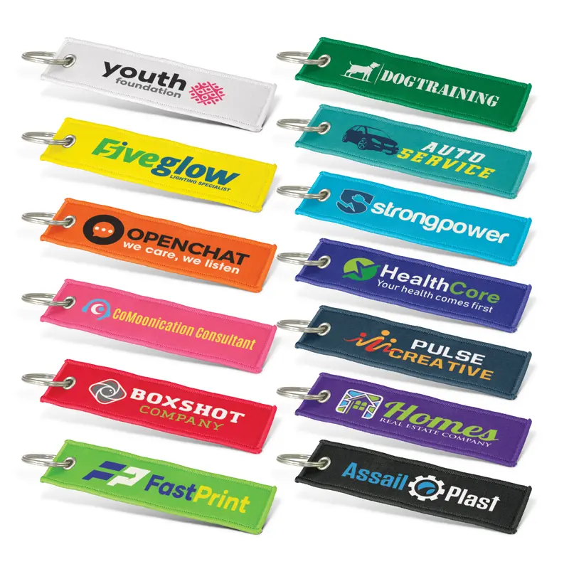 Woven Key  Ring – Keyrings – available in black, blue, green, orange colours and 5 more