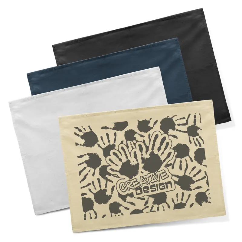 Cotton Tea Towel – Towels – available in beige, black, blue, white colours