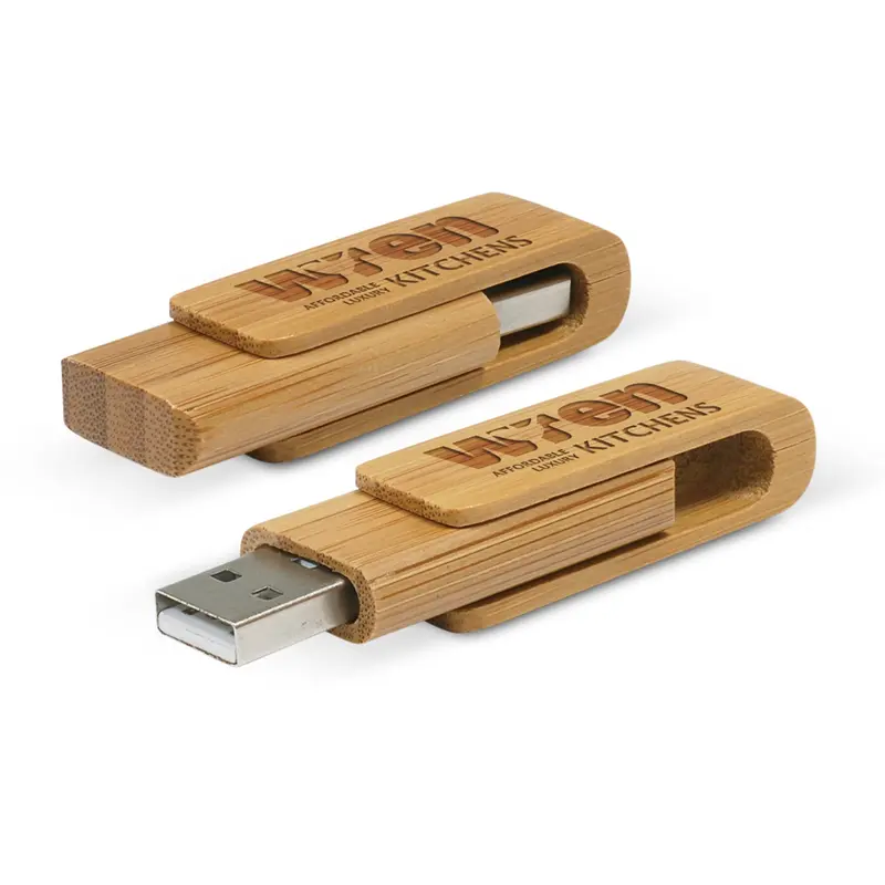 Bamboo 4GB Flash Drive – USB Drives – available in beige colour