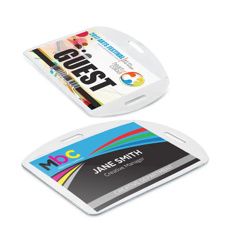 Duet ID Holder – Badge Holders – available in white colour