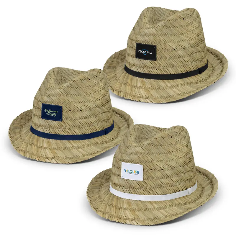 Antonio Fedora Hat – Straw Hats – available in black, blue, white colours
