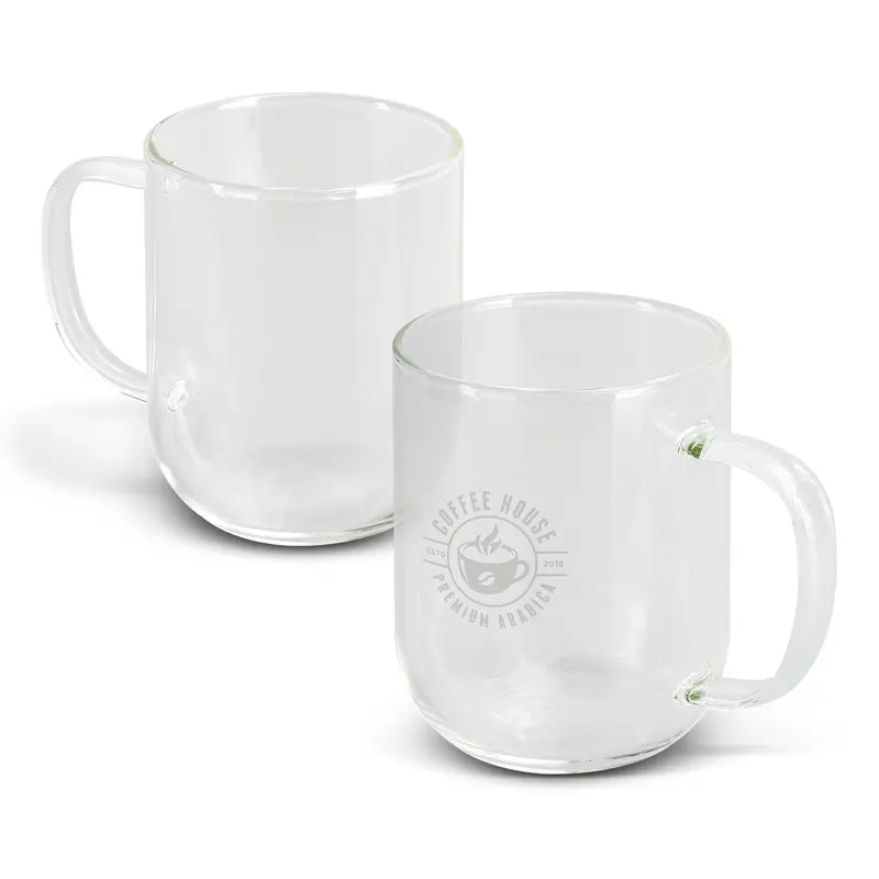 Florence Glass Mug – Glassware – available in white colour