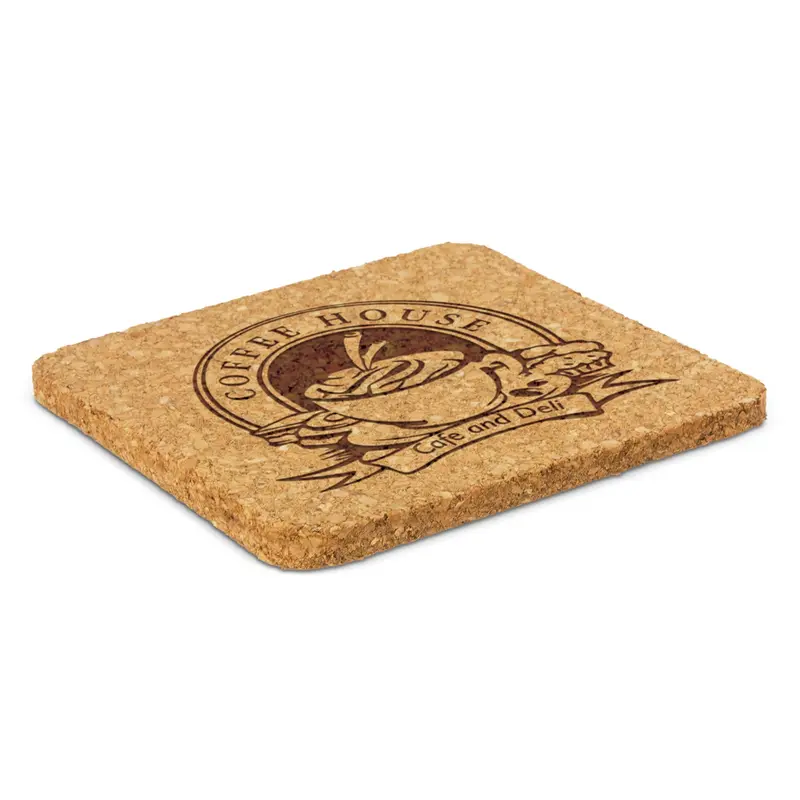 Oakridge Cork Coaster - Square – Coasters – available in beige colour