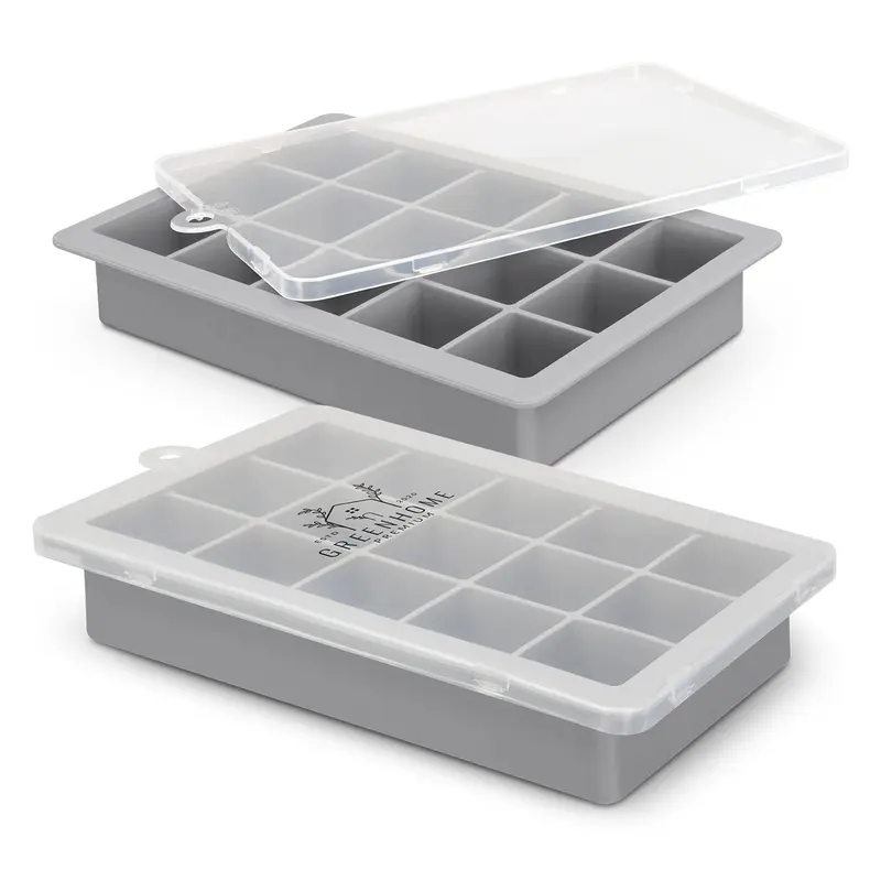 Blizzard Ice Tray with Lid – Kitchenware – available in grey colour