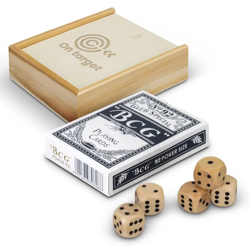 Card Game Set – Games – available in beige colour