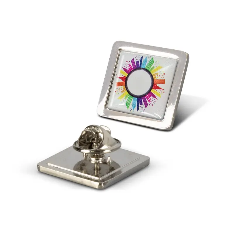 Altura Lapel Pin - Square Small – Name Badges – available in silver colour