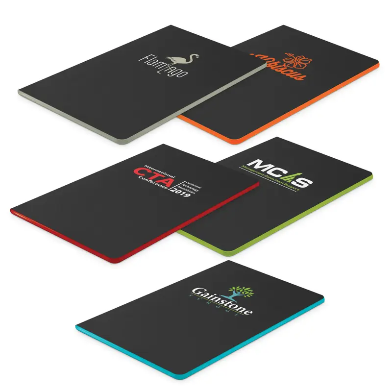 Camri Notebook – Notebooks – available in blue, green, grey, orange colours and 1 more