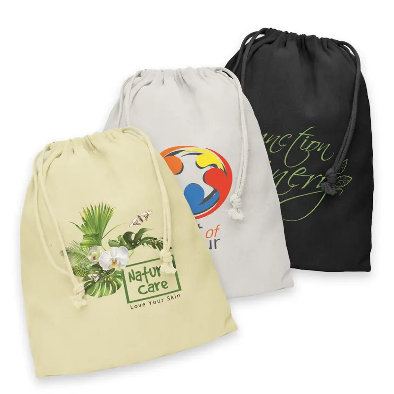 Cotton Gift Bag - Large – Misc Bags – available in beige, black, white colours