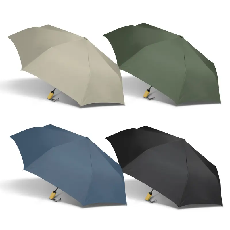 RPET Compact Umbrella – Umbrellas – available in beige, black, blue, green colours